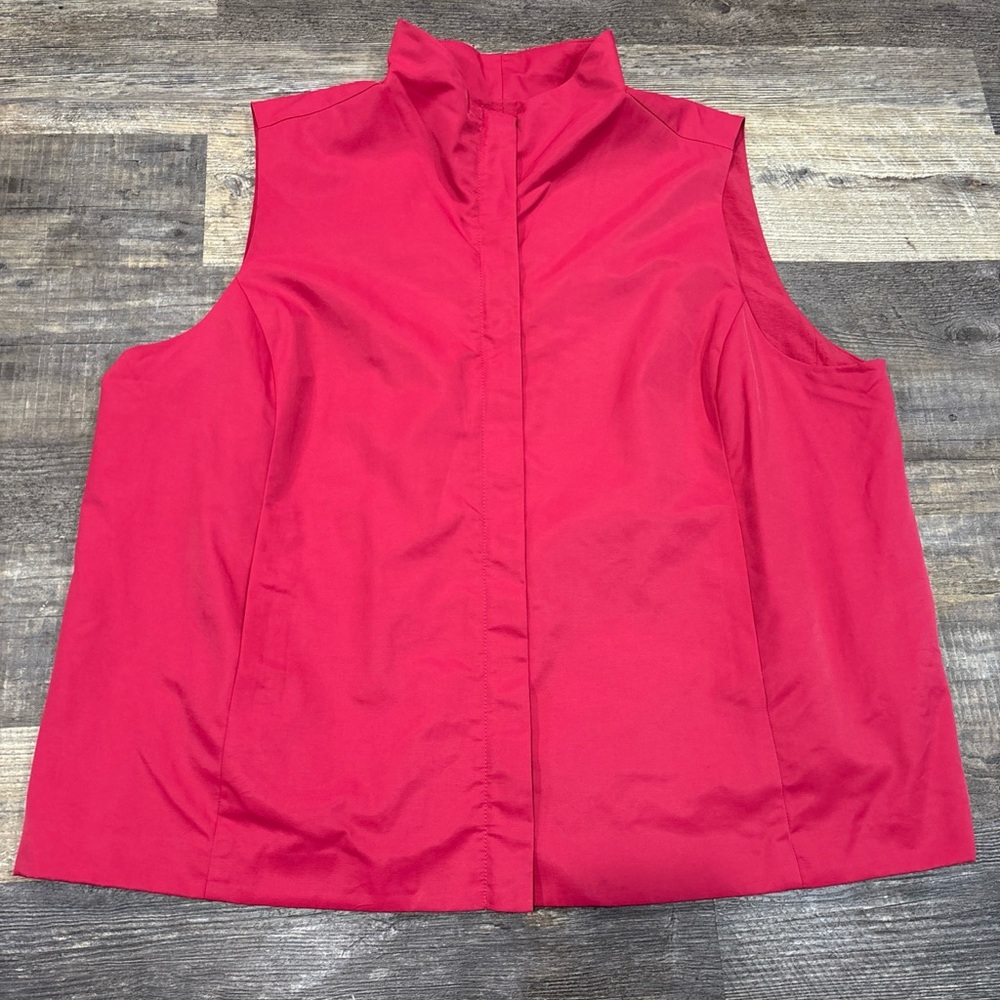 Eileen Fisher Woman 3X Raspberry Pink Vest